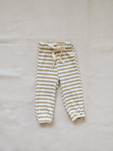 Load image into Gallery viewer, Indigo Ribbed Cotton Stripe Set - Beige/White