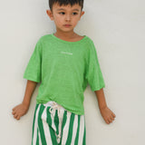 Aria Logo Tee - Lime/White