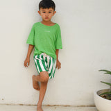 Aria Logo Tee - Lime/White