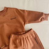 Woodie 3D Logo Tracksuit - Cinnamon