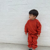 Woodie 3D Logo Tracksuit - Rust