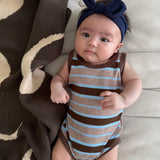 Luca Rib Pointelle Bodysuit - Stripe