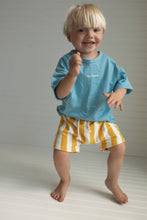 Load image into Gallery viewer, Pippa Terry Towel Striped Shorts - Yellow