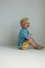 Load image into Gallery viewer, Pippa Terry Towel Striped Shorts - Yellow