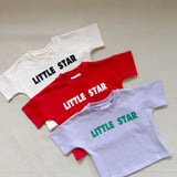 Little Star Relaxed Tee - Lilac/Green