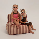 Stevie Terry Towelling Dress - Pink/Dark Chocolate