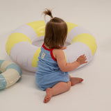 Stevie Terry Towelling Dress - Powder Blue/Red (ONLINE EXCLUSIVE)