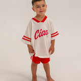 Ciao Smiley Tee - White/Red