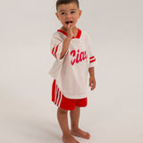 Ciao Smiley Tee - White/Red