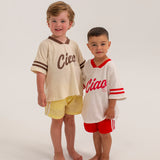 Sicily Waterproof Shorts - Butter Yellow/White