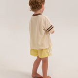 Sicily Waterproof Shorts - Butter Yellow/White