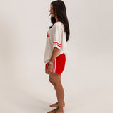 Women's Sicily Waterproof Shorts - Red/White