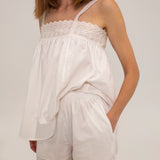 Women's Gia Lace Shorts - White