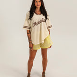 Women's Sicily Waterproof Shorts - Butter Yellow/White