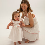 Women's Annie Mini Dress - White/Red