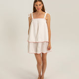 Women's Annie Mini Dress - White/Red