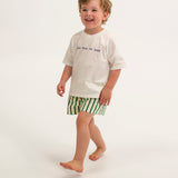 Stars Relaxed Tee - White/Navy