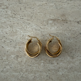 KITSENSE Gabby Twisted Hoops