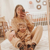 Adult Woodie Logo Tracksuit - Fawn