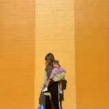 Women's Kennedy Stripe Long Sleeve Tee - Brown/Yellow Stripe