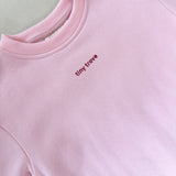 Otto Puff Circle Logo Romper - Pink