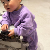 Oslo Wide Leg Tracksuit - Lilac