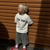 Little Star Relaxed Tee - Milk/Black