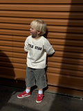 Little Star Relaxed Tee - Milk/Black