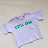 Little Star Relaxed Tee - Lilac/Green