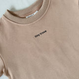 Otto Puff Circle Logo Romper - Fawn