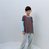 Monty Racer Pants - Grey/Saffron