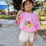 Farmer's Market Relaxed Tee - Bubblegum