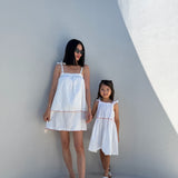 Women's Annie Mini Dress - White/Red