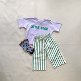 Little Star Relaxed Tee - Lilac/Green