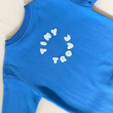 Otto Puff Circle Logo Romper - Ocean