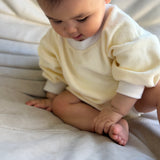 Maisie French Terry Bodysuit - Butter