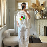 Adult Ash Cotton Broderie Pants