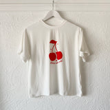 Adult Cheery Vibes Cropped Tee