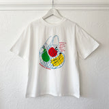 Adult Farmer's Market Relaxed Tee - White