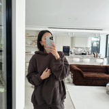 Adult Sporty Cotton Hoodie - Charcoal