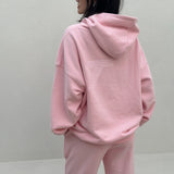Adult Sporty Cotton Hoodie - Pink