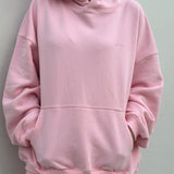 Adult Sporty Cotton Hoodie - Pink