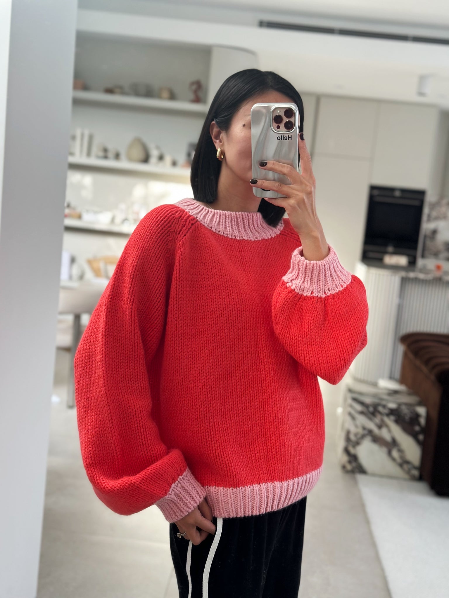 A red sweater online