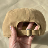 Adult Monogram Cap - Camel/Black