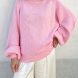 Adult Bea Cotton Knit Jumper - Pink