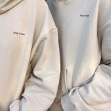 Adult Rumi Logo Hoodie Shorts - Beige
