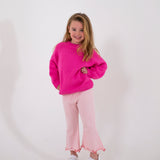 Ansel Cotton Knit Jumper - Bubblegum