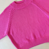 Ansel Cotton Knit Jumper - Bubblegum