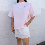 Women's Stars Relaxed Tee - Pink/Red