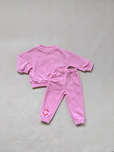 Load image into Gallery viewer, Bindi Puff Tracksuit - Flamingo/Red